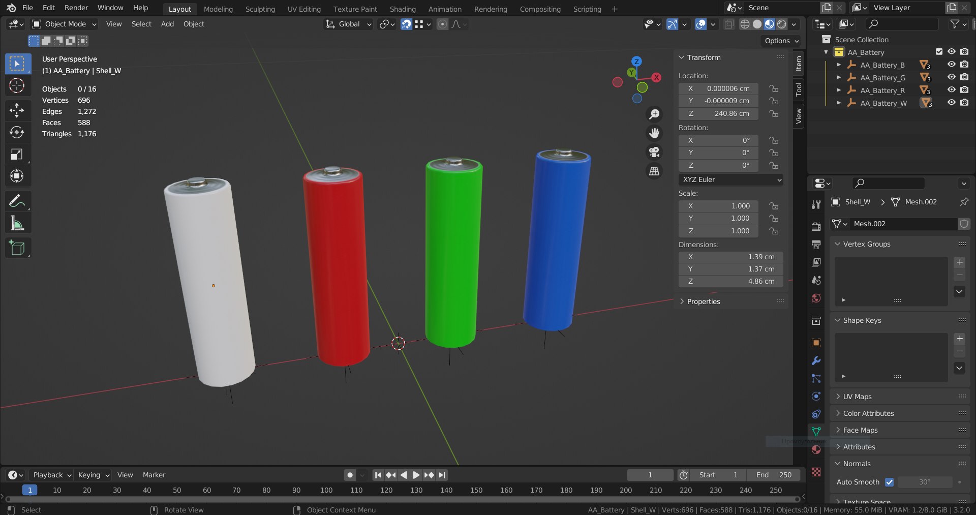 AA Battery 3D model https://p.turbosquid.com/ts-thumb/wi/QDEN5O/gn/aa_battery_scr3/png/1656849060/1920x1080/fit_q87/bdf511e90bf653d954254d13680160d986d829c5/aa_battery_scr3.jpg