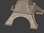 Polygonal Eiffel Tower -- Low Poly - 3D Print Ready