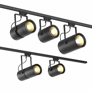 3D rotate lamps euro spot model