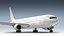 Boeing 767-300BCF Generic White 3D model