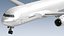 Boeing 767-300BCF Generic White 3D model
