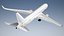 Boeing 767-300BCF Generic White 3D model