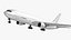 Boeing 767-300BCF Generic White 3D model