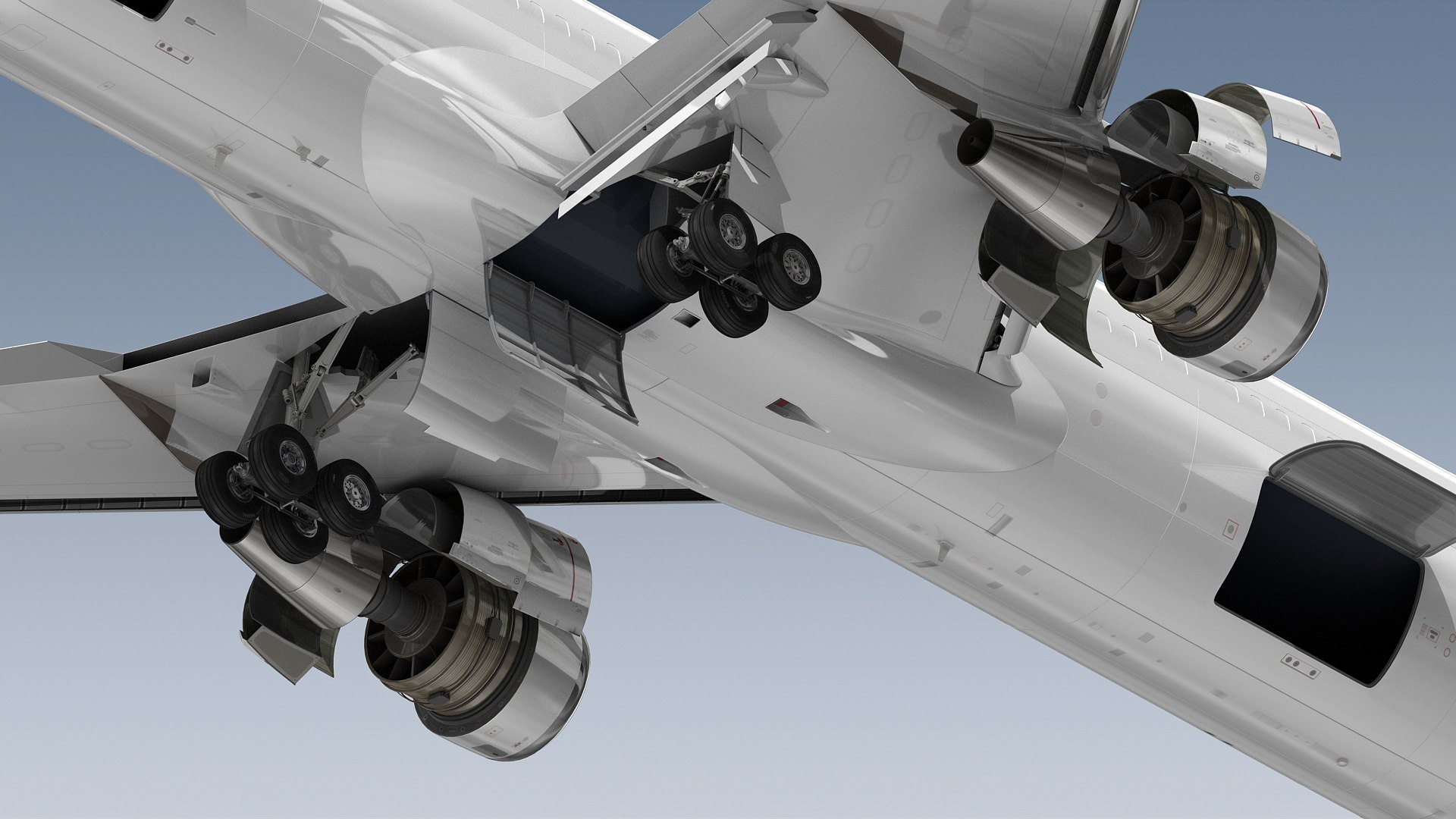 Boeing 767-300BCF Generic White 3D Model - TurboSquid 2377946