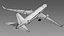 Boeing 767-300BCF Generic White 3D model
