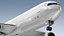 Boeing 767-300BCF Generic White 3D model