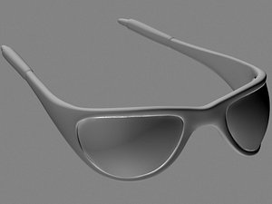 glasses 3d obj