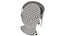 Escudo facial médico