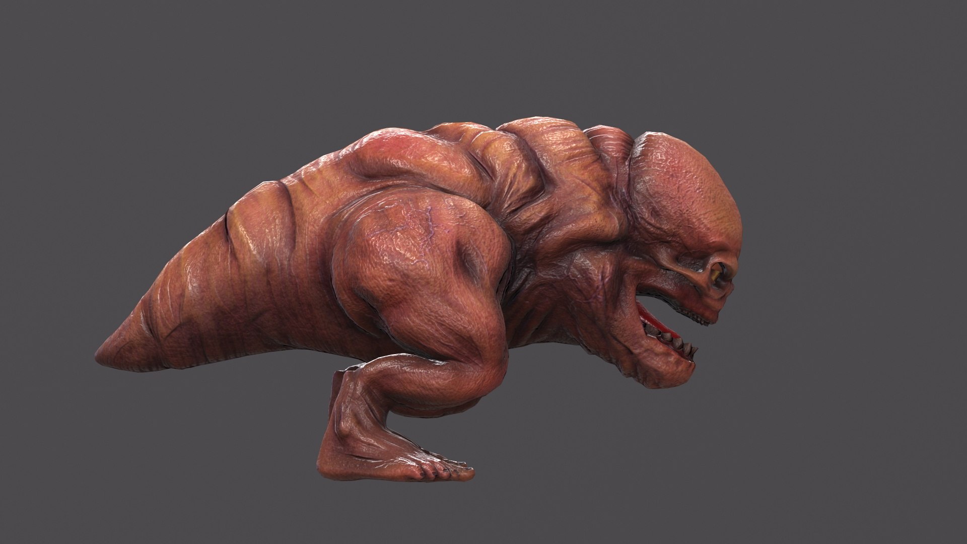 3D Hell Dog Low-poly bipedal head monster https://p.turbosquid.com/ts-thumb/wi/kDXvQ0/sG/helldog2006/jpg/1639389431/1920x1080/fit_q87/b03662e8b51ea9afd170582f43caa854663db4db/helldog2006.jpg
