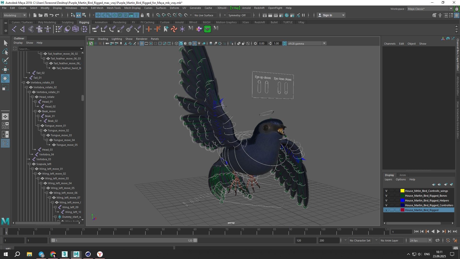 Purple Martin Bird Rigged for Maya 3D model https://p.turbosquid.com/ts-thumb/wi/kEA7zn/wo/purple_martin_bird_rigged_for_maya_1005/jpg/1758779255/1920x1080/fit_q87/65eafa26cc871832d2df7e2e00b0a29ccd61f3b1/purple_martin_bird_rigged_for_maya_1005.jpg