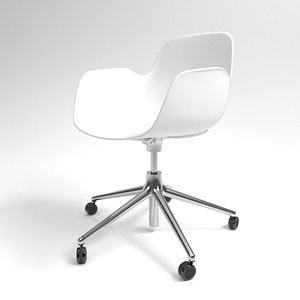 3D model interior normann form swivel