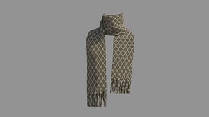 Scarf - High Neck Collar model