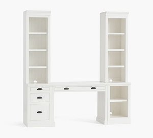 3D aubrey 78 desk file cabinets