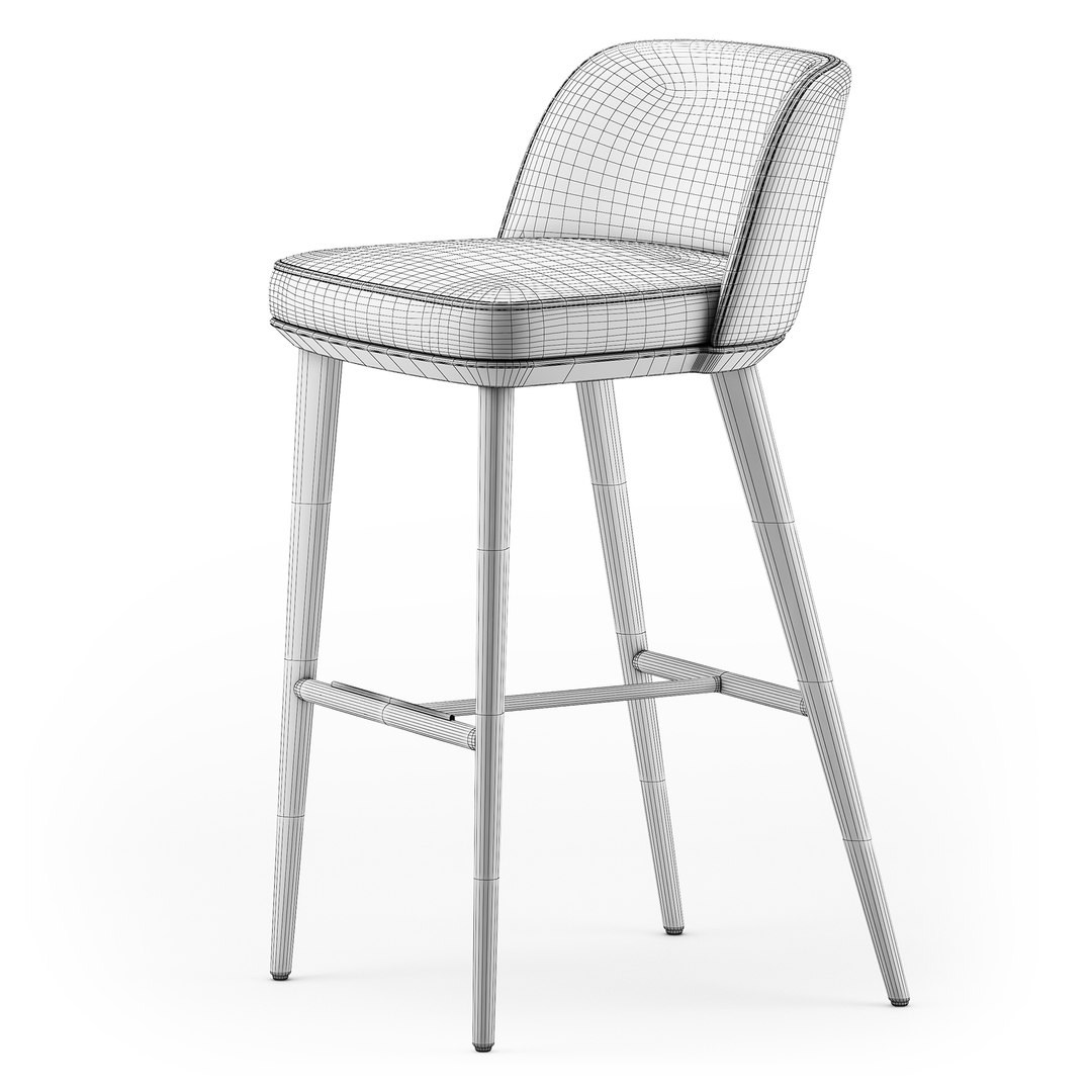 3D Calligaris Foyer Stool - TurboSquid 1961712