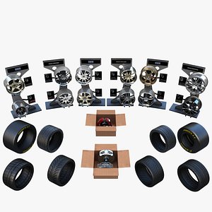 wheels rack 3d model