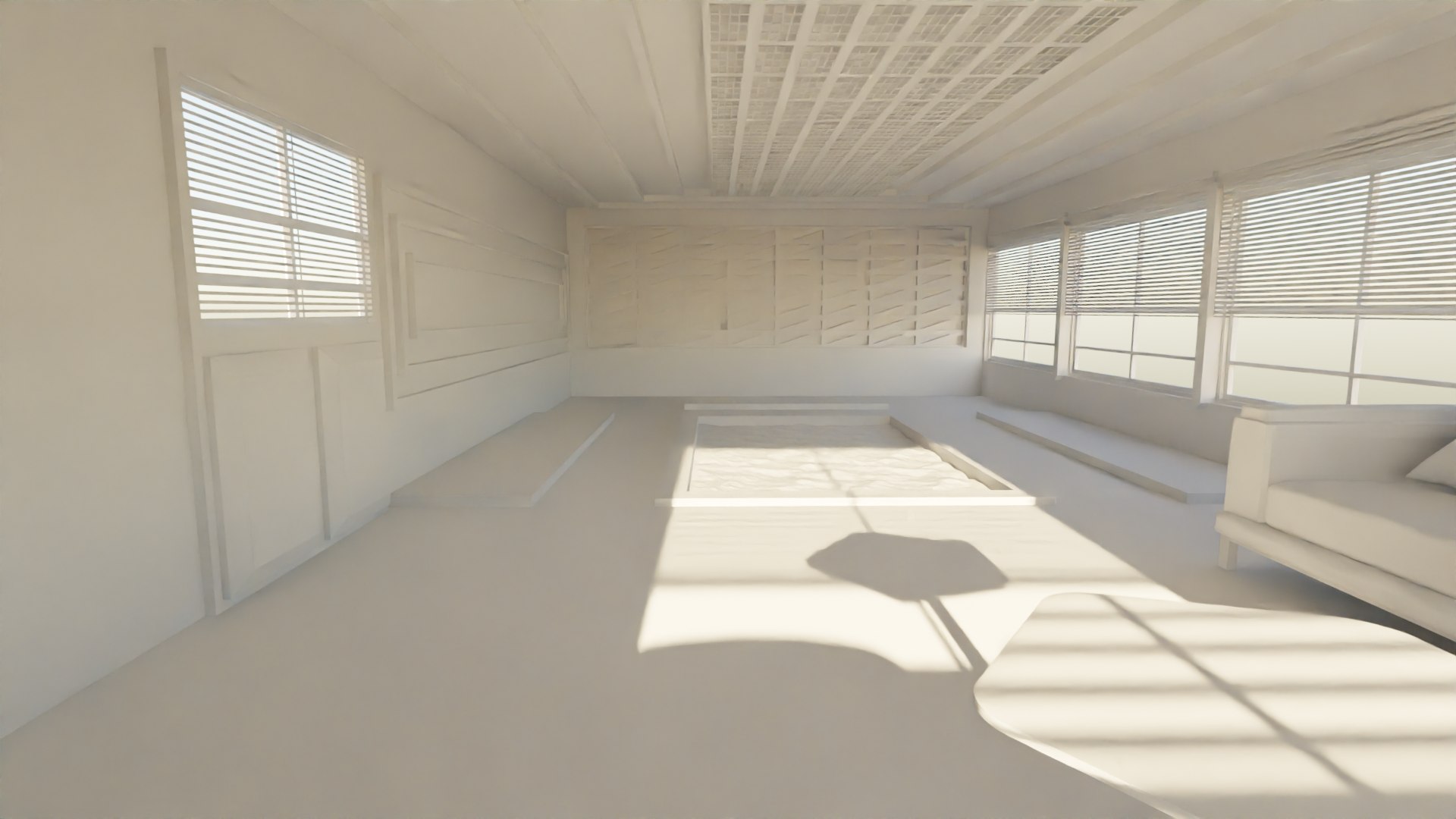 3D Model Pool House Interior - TurboSquid 2159634