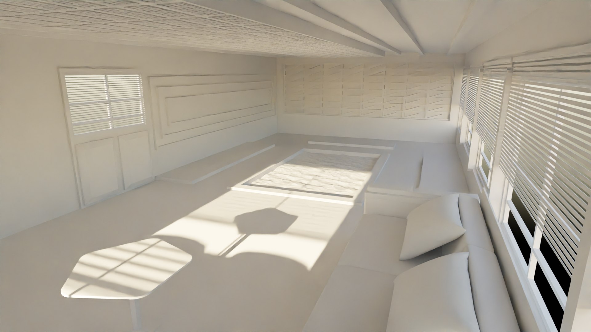 3D Model Pool House Interior - TurboSquid 2159634
