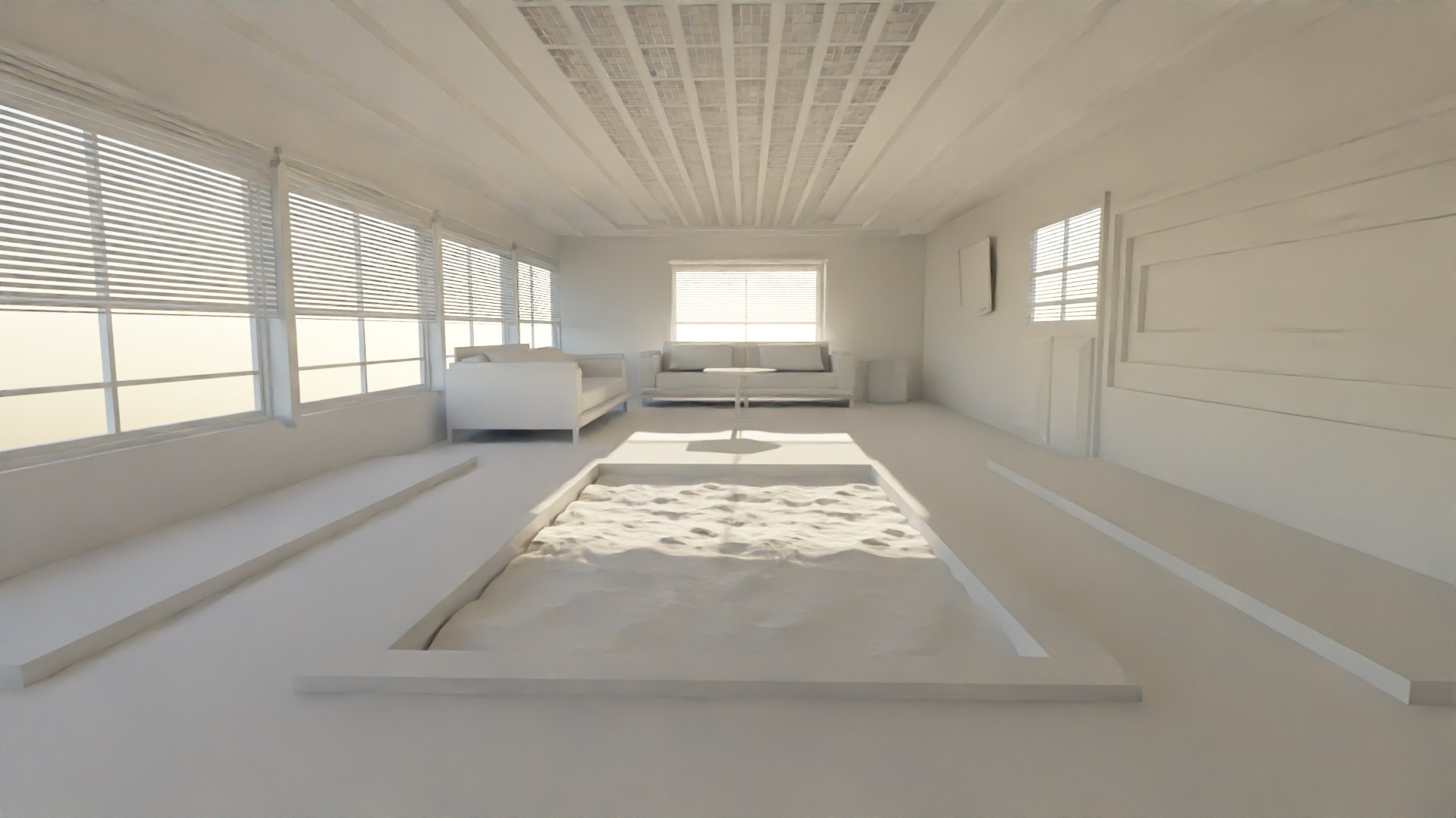 3D Model Pool House Interior - TurboSquid 2159634