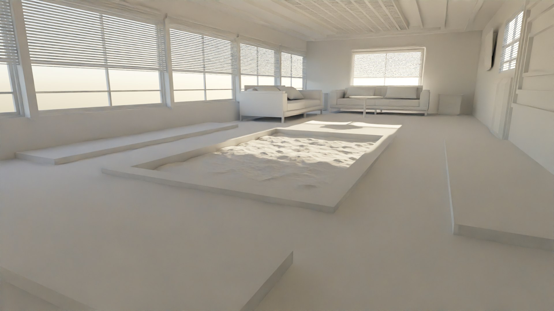 3D Model Pool House Interior - TurboSquid 2159634