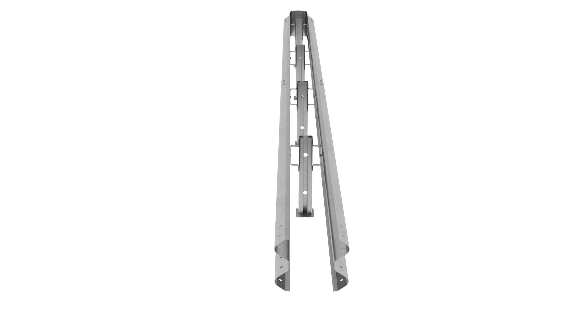 Road Safety Barrier 3D Model TurboSquid 2076268