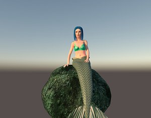 3D mermaid