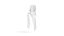 White Shayla - muslim traditional woman headscarf