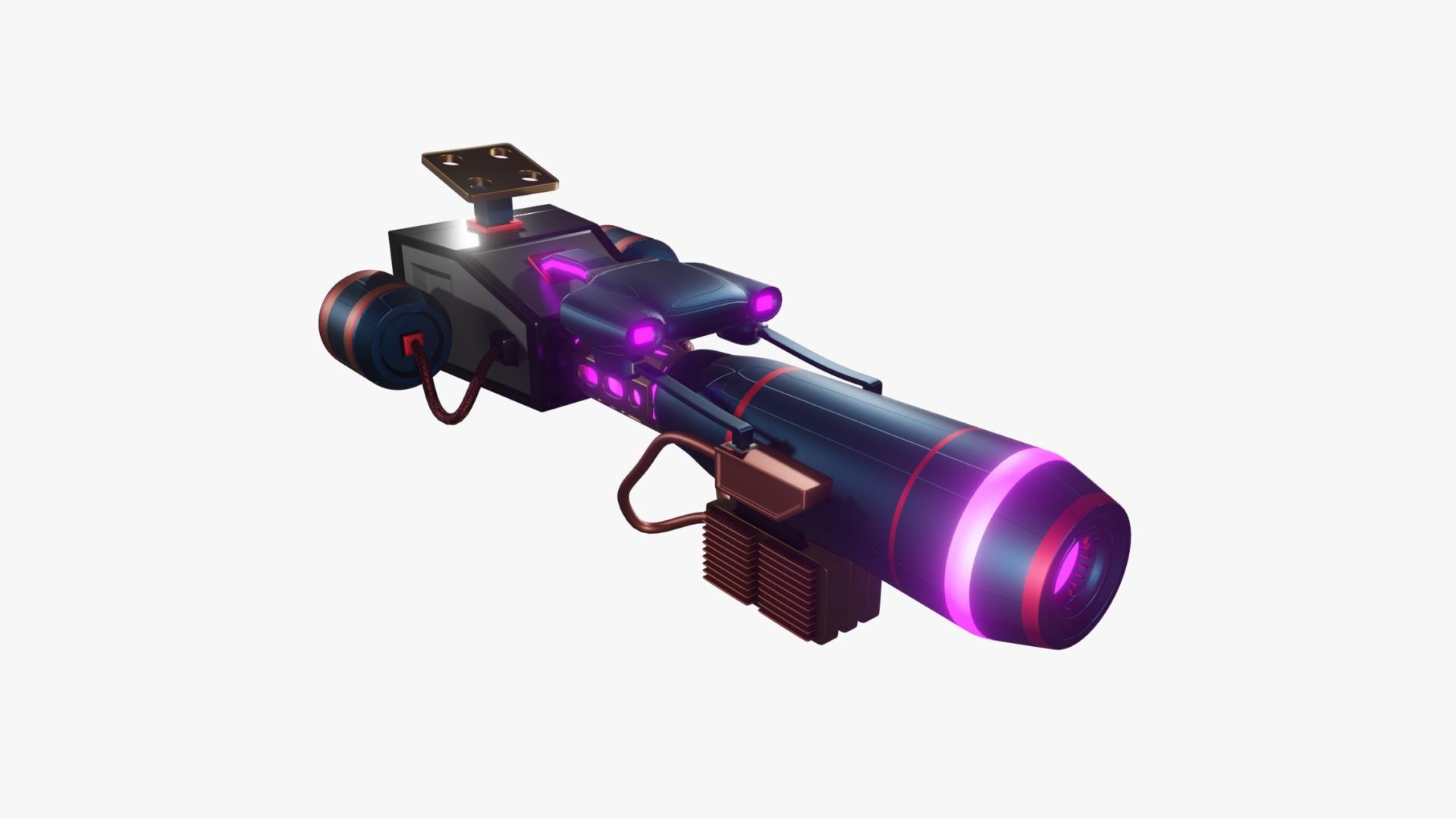 Sci-Fi Ship Weapons 3D Model - TurboSquid 1802820