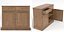 2 door cabinet cupboard 3D model
