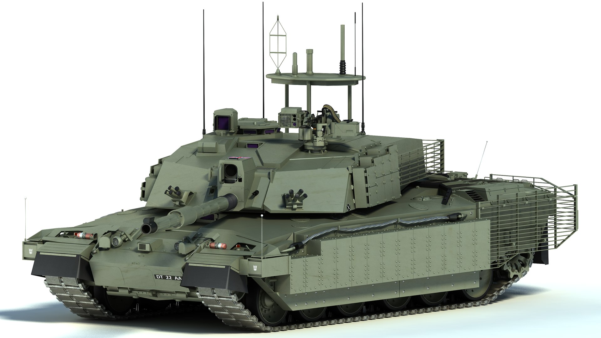 CAT-UXO - Challenger 2 main battle tank mbt