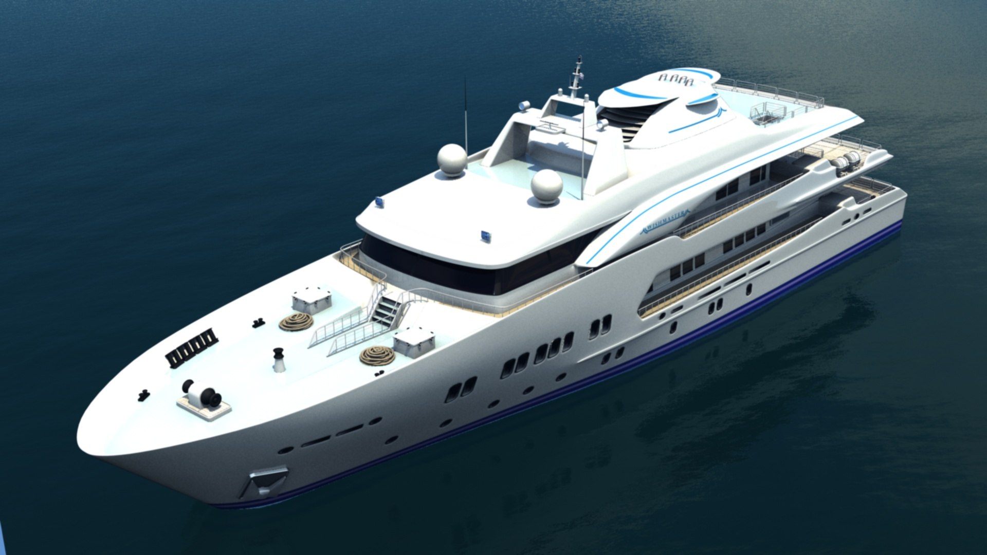 Yacht 3d Model