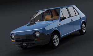 3D 1978 Fiat Ritmo