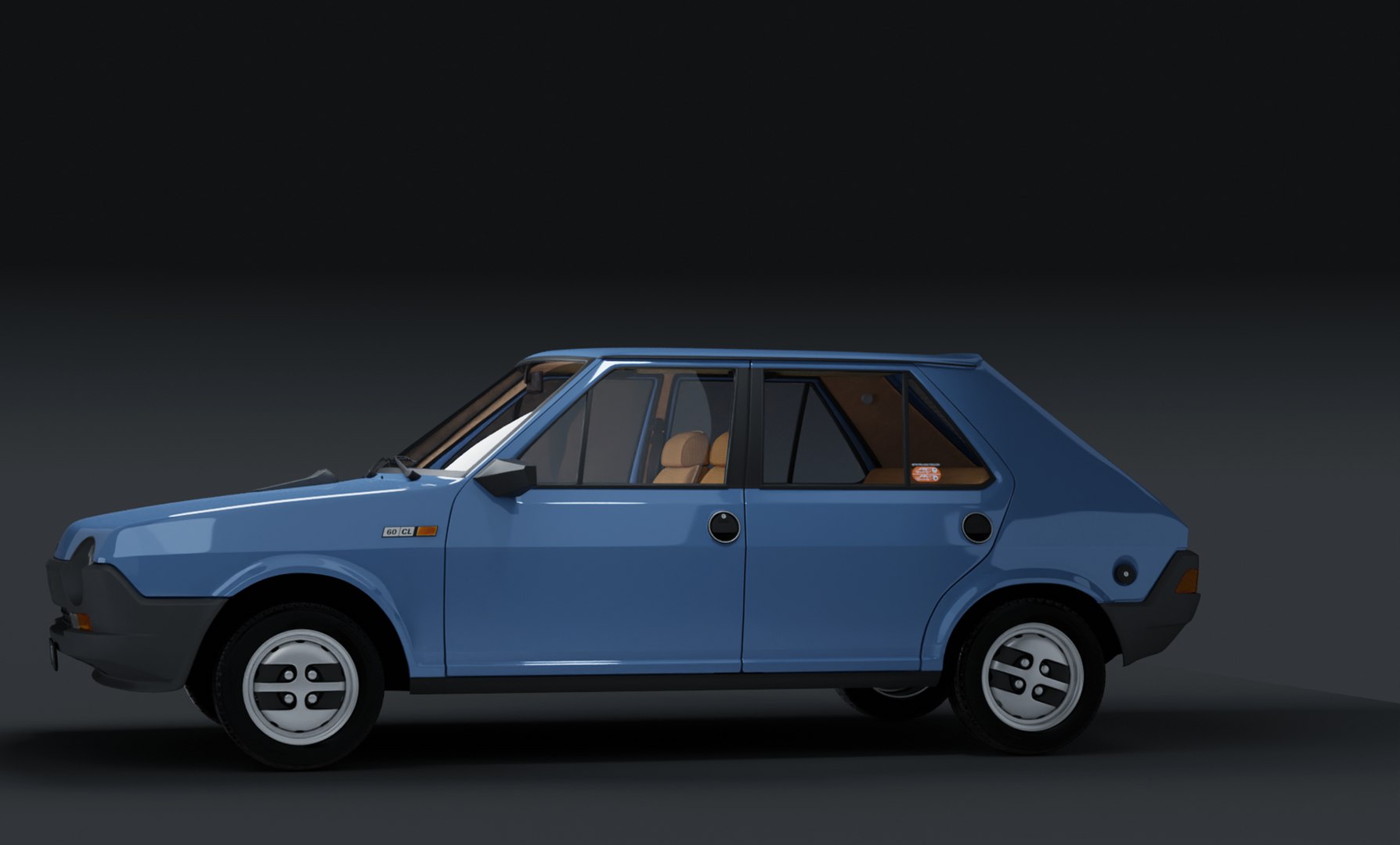 3D 1978 Fiat Ritmo - TurboSquid 2209532
