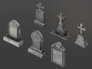 3D grave headstone