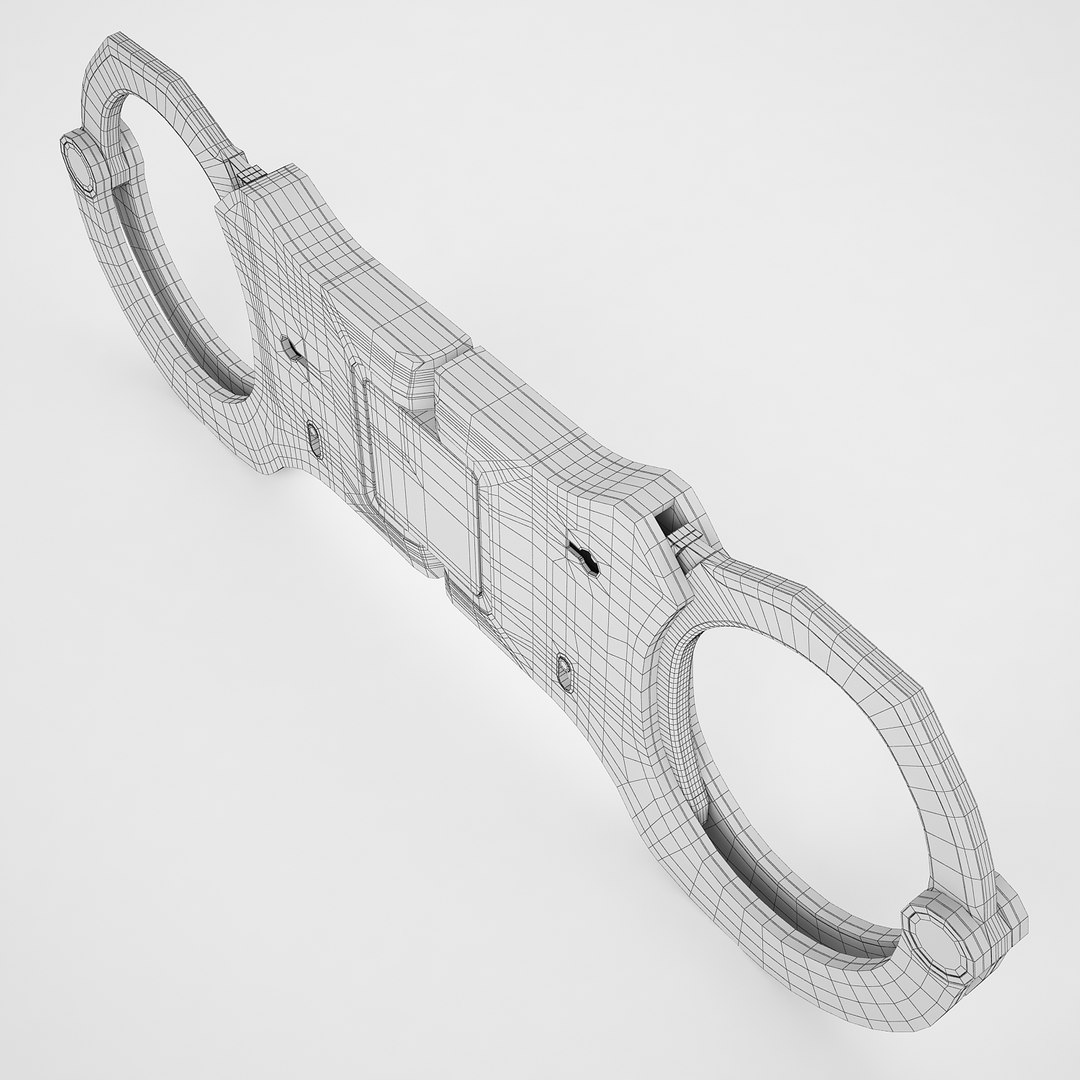 Rigid Handcuffs Model - TurboSquid 1209766