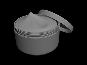 treatment jar with cream