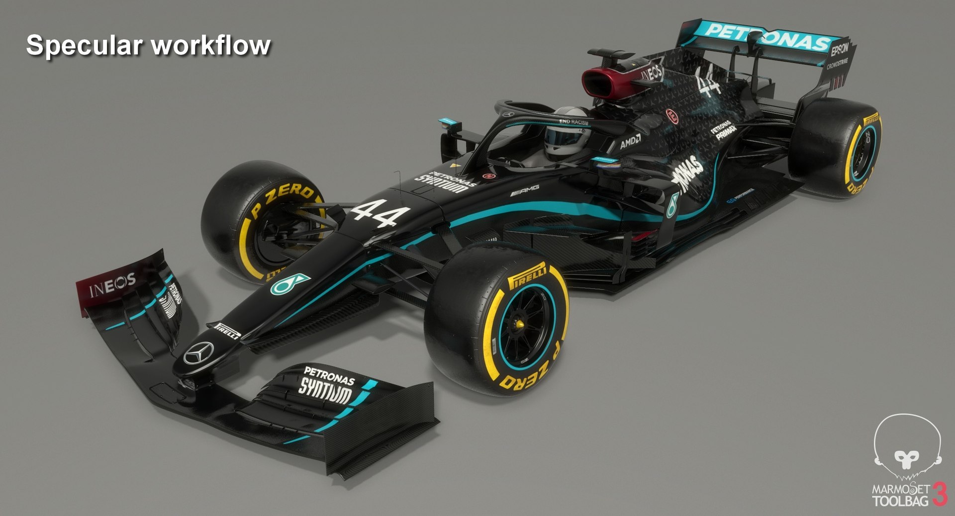 Mercedes f1 w11 formula 1 3D model - TurboSquid 1593932