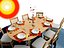 dinner table