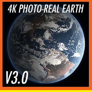 maya 4k earth