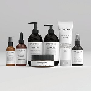 Hair Care Set by Sprekenhus 3D model