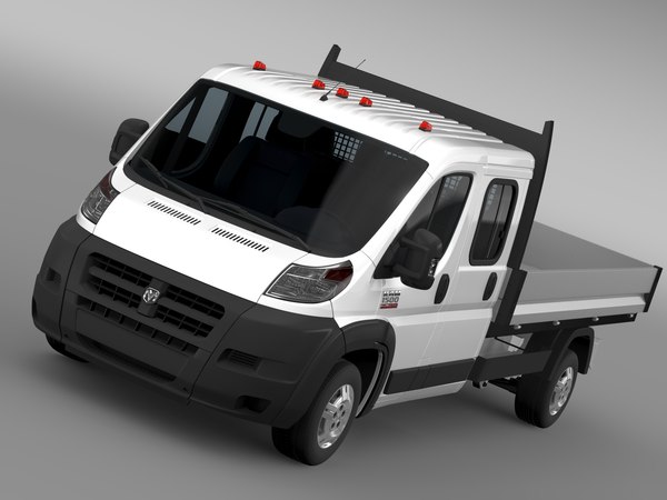 3d model ram promaster cargo crew