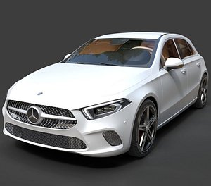 Mercedes A-Class AMG-Line Hatchback - Hyper-Detailed 3D Vehicle Asset