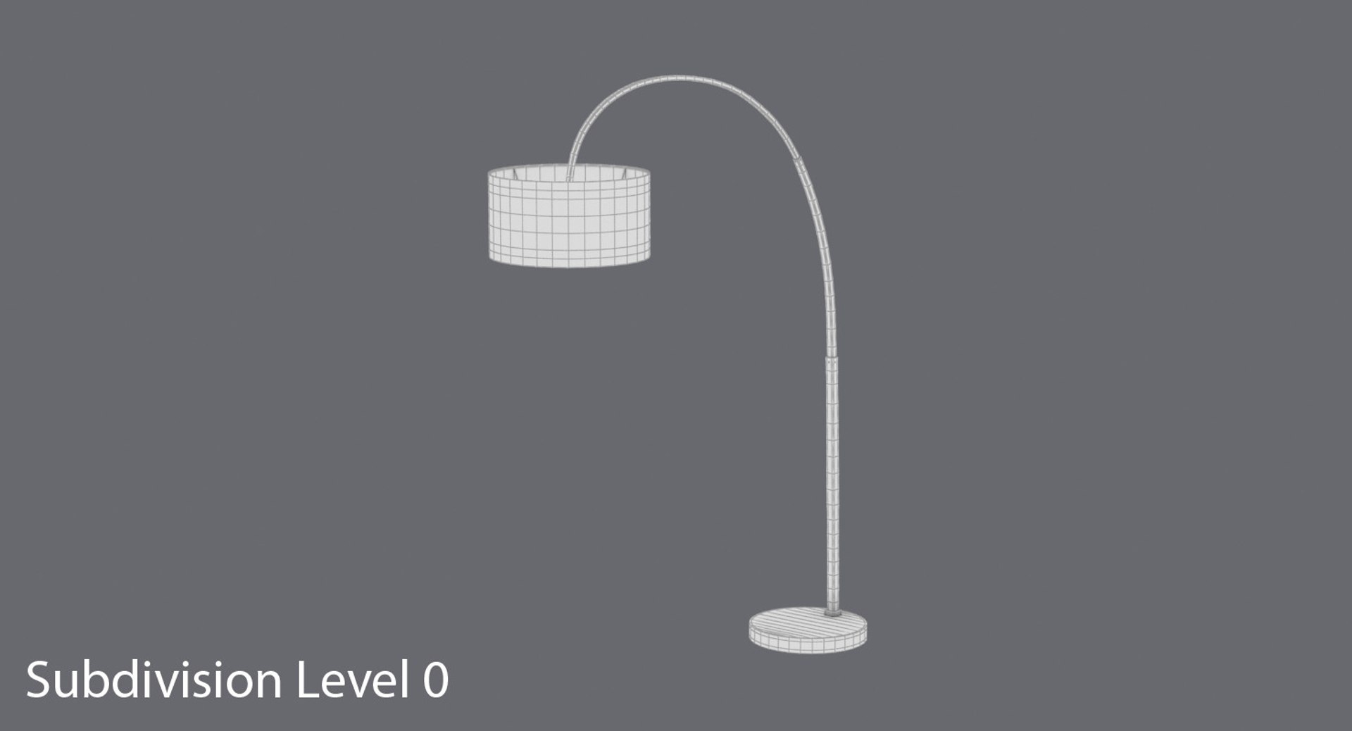 3D Midcenturymodernfloorlighton Model TurboSquid 1294422