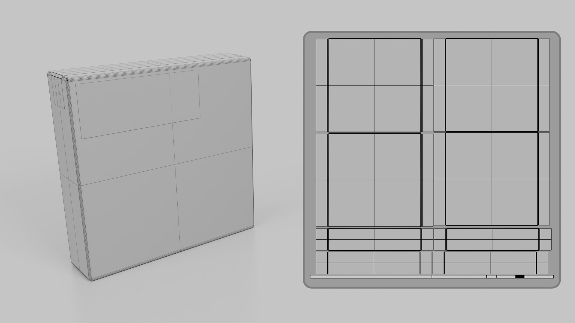 White Cardboard Box R-144 - Rigged and Customizable model https://p.turbosquid.com/ts-thumb/wj/bUQBpl/rB/uv_map_144/png/1749563403/1920x1080/fit_q87/e4b229172c93e927c17f69153c2fdb1f48feba84/uv_map_144.jpg