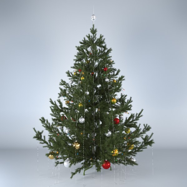 christmas tree 3d max