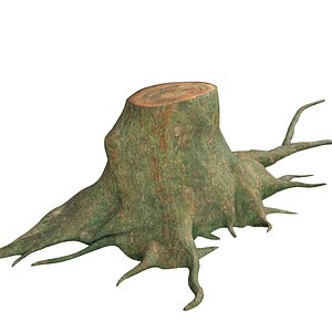 TreeRoot  Rigged model