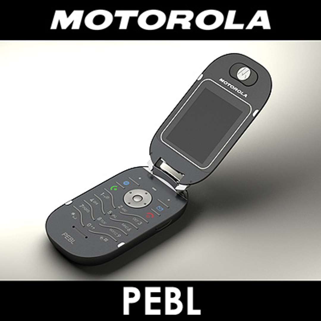 3d Model Motorola U6 Pebl Cell Phone