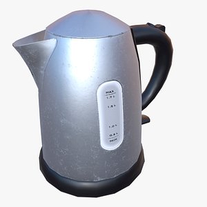 Electric kettle PBR Game Ready