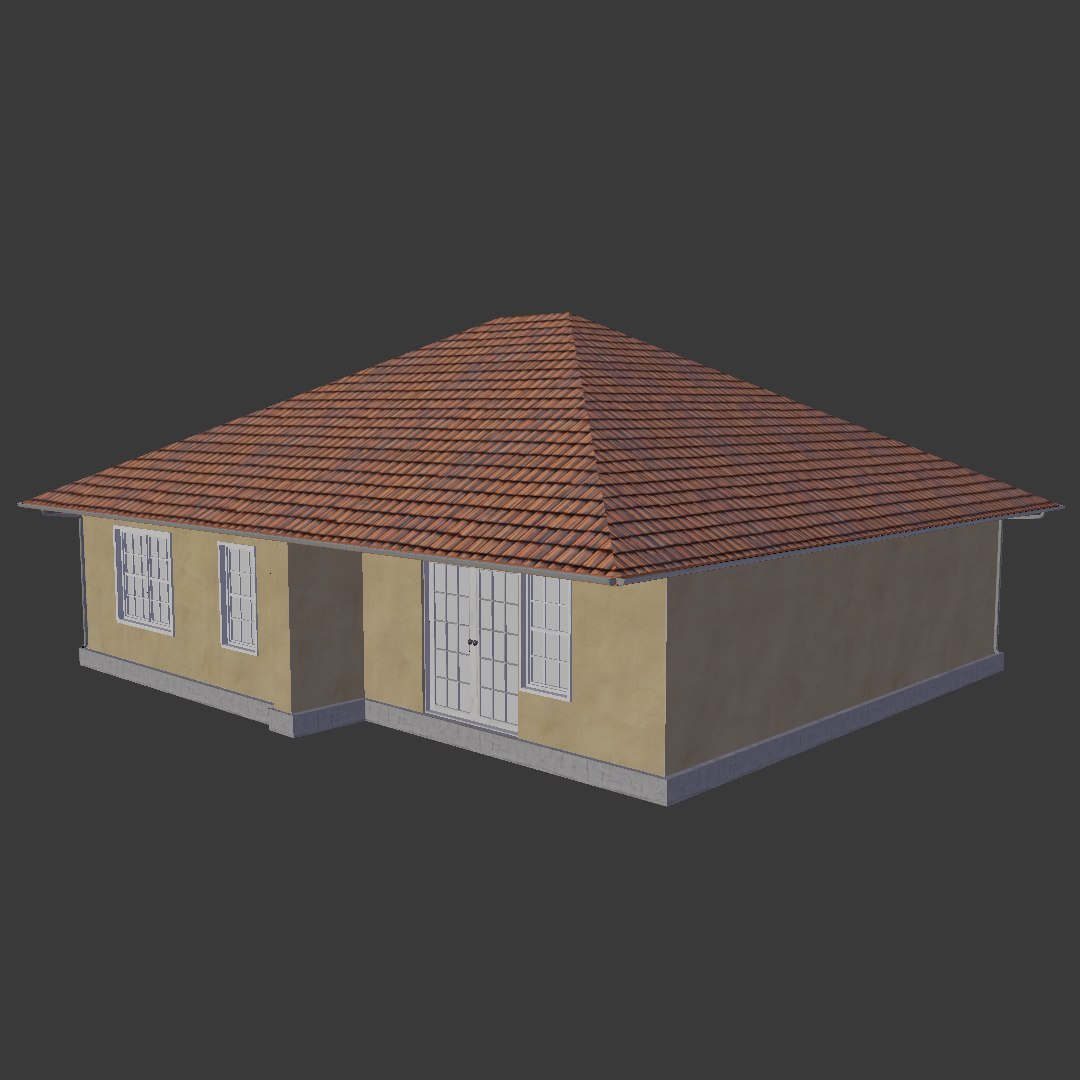 Mediterranean Style House 3D Model - TurboSquid 1341198