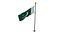 Pole Flag Pakistan