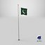 Pole Flag Pakistan